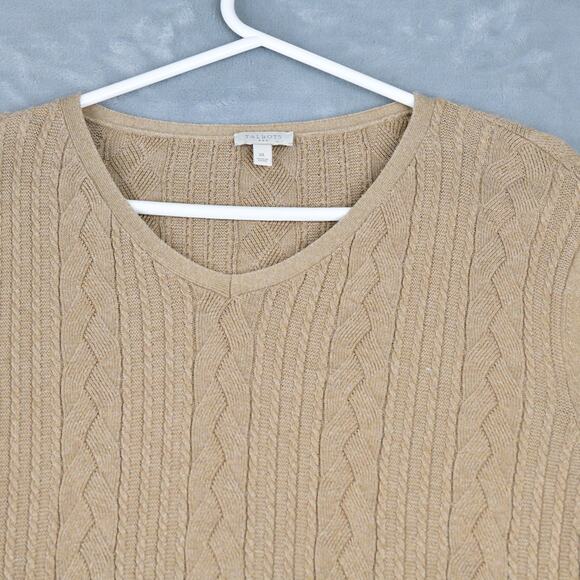 Talbots Sweatshirt Womens Brown XL Knit Long SLeeve Pullover - Picture 4 of 8